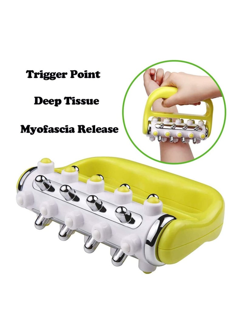 SYOSI Massage Stick Anti Cellulite Massager Fascia and Muscle Roller Fat Blasting Release Mini Trigger Point Deep Tissue Myofascial Release Tool Body Massager for Men and Women  - Image 4