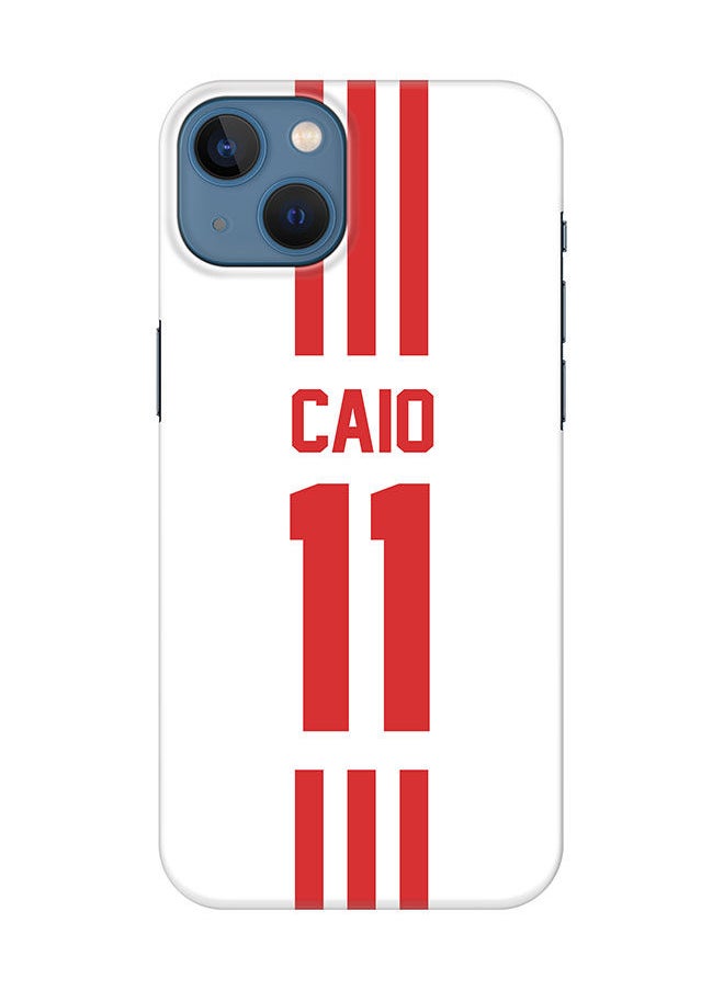 Stylizedd Slim Cover for Apple iPhone 14 Plus Case Snap Classic Series Mobile Cover Hard PC Shield Matte Finish Print -UAE-Player-Caio  - Image 1