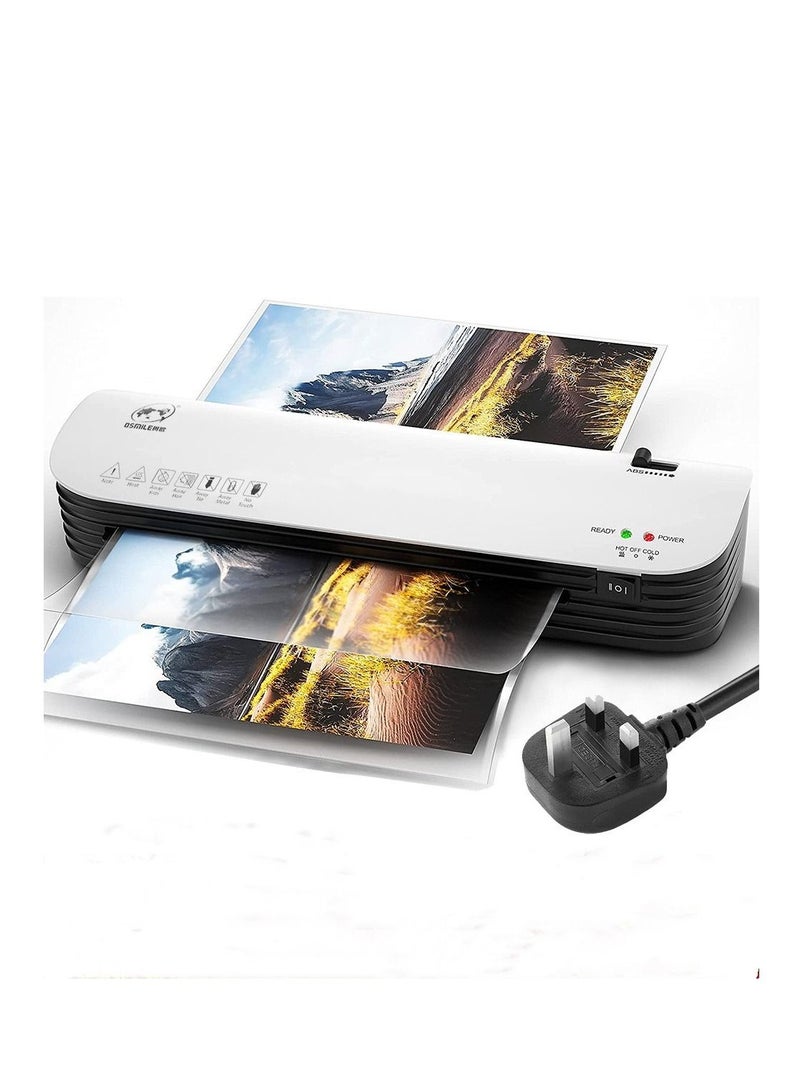OSMILE A4 Laminator Machine for Home Office School Use Hot And Cold Laminating Machine - Image 1