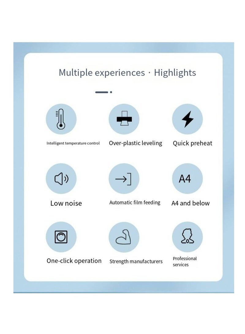 OSMILE A4 Laminator Machine for Home Office School Use Hot And Cold Laminating Machine - Image 3