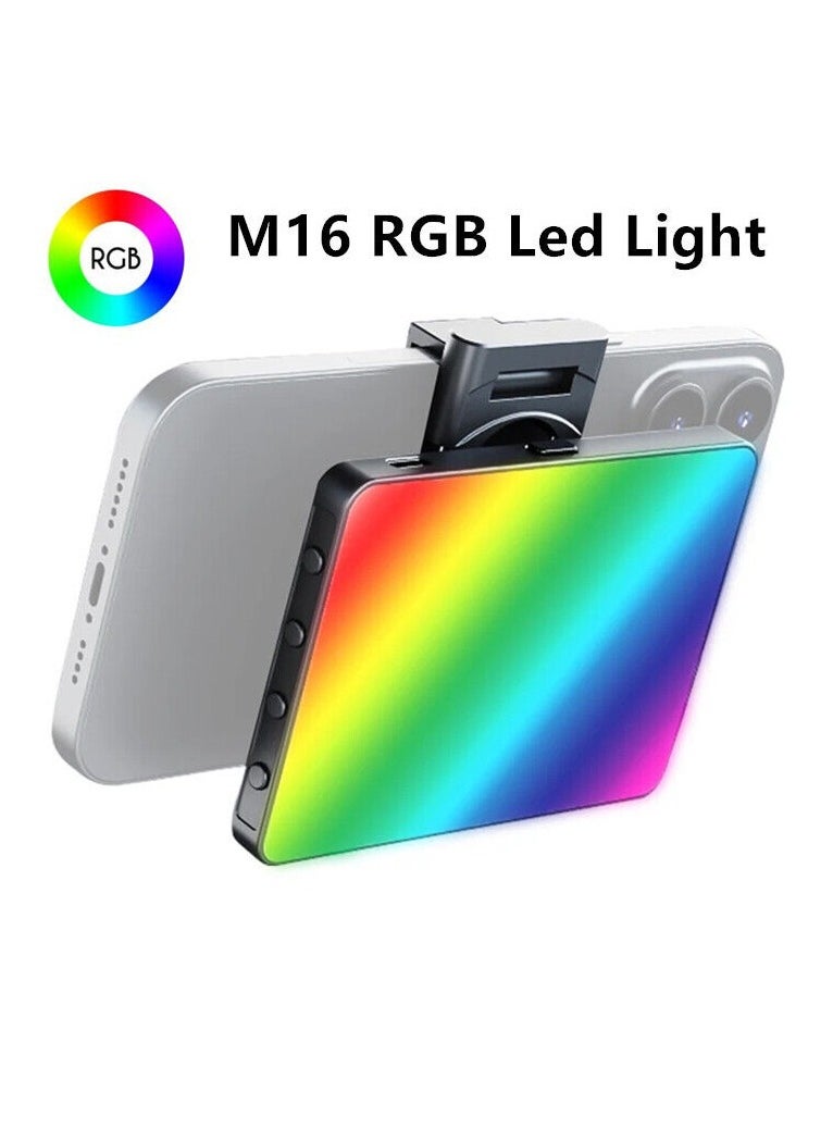 Generic M16 Mini RGB LED Creative Video Light 3000-9900K Full Color For Camera DSLR And Smartphone  - Image 1