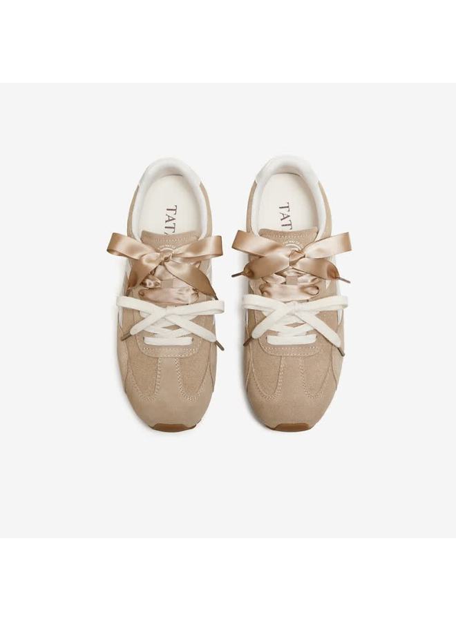 Tata Spring Mall Style Women's Casual Sports Shoes Almond White Size 37 - Image 3