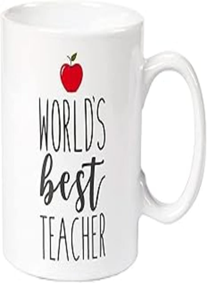 RYN RYN PRANTED Design Best teacher gift mug,coffee and tea cup,Best ever gift teacher day (model number 7866