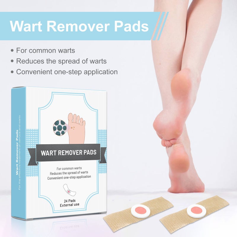 Corn Remover Pads 24 Patches Wart Remover Pads Set Foot Corn Remover Corn & Callus Remover Cushions Corn Plaster Corn Treatment for Foot Care - Image 5