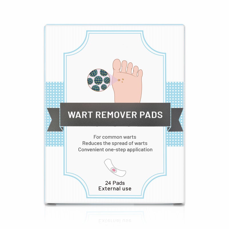 Corn Remover Pads 24 Patches Wart Remover Pads Set Foot Corn Remover Corn & Callus Remover Cushions Corn Plaster Corn Treatment for Foot Care - Image 1
