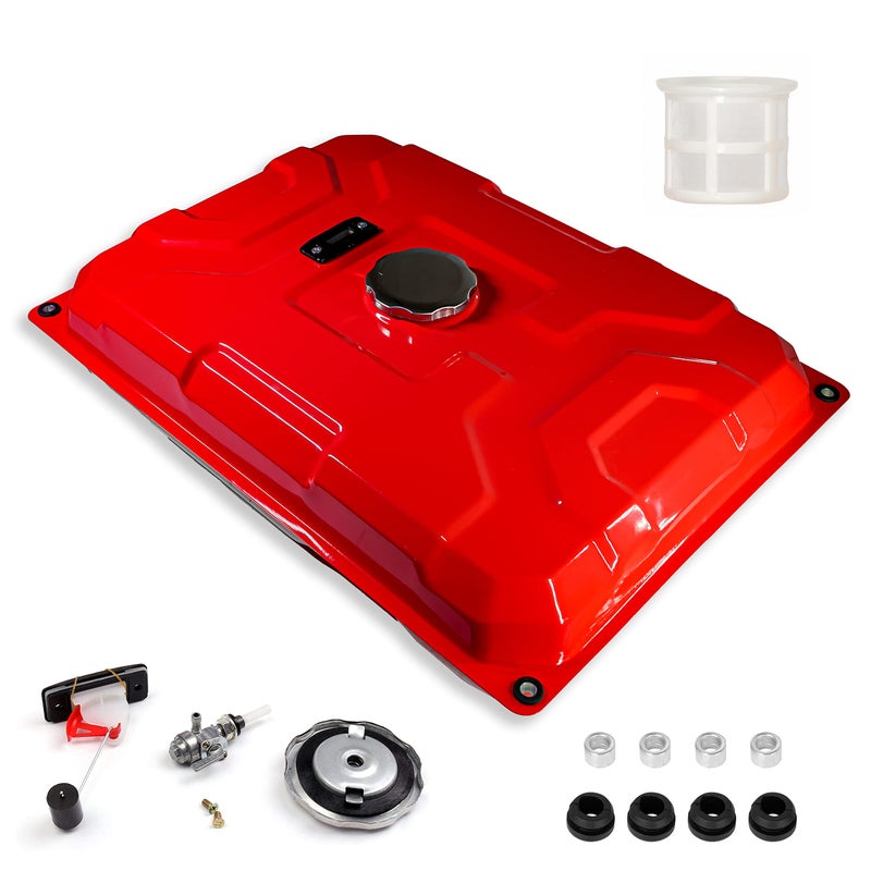 JMCHstore 7 Gallon Metal Generator Gas Fuel Tank Replacement For Predator 6500W, Champion, Generac, Briggs & Stratton, Honda GX390 Generator - Image 1