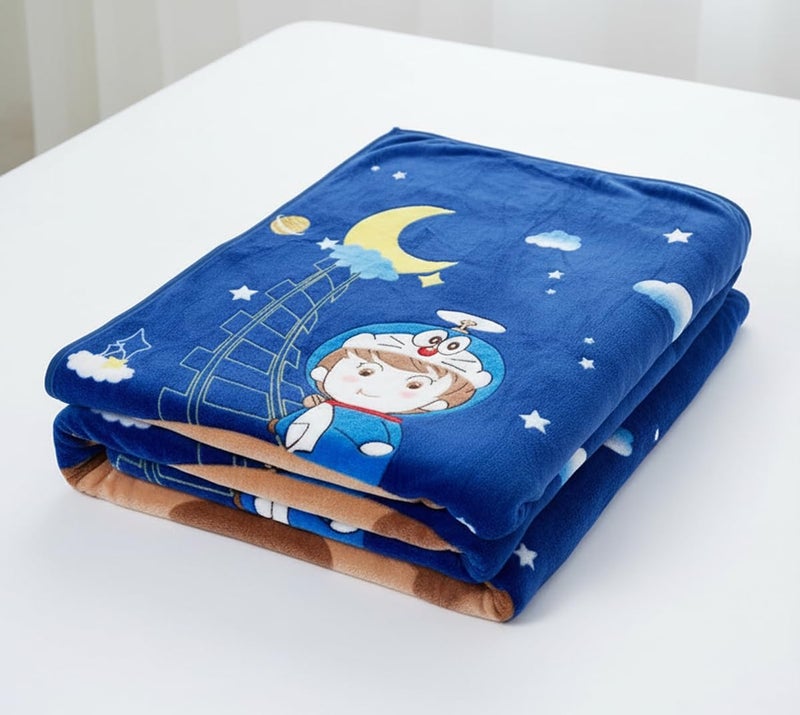 Butterthief Light Weight Cartoon Printed Blanket 100 x140 cm, 0-5 Years Soft Flannel for All Seasons Reversible Baby Blanket for Kids Toddlers New Born Boys & Girls - Image 4