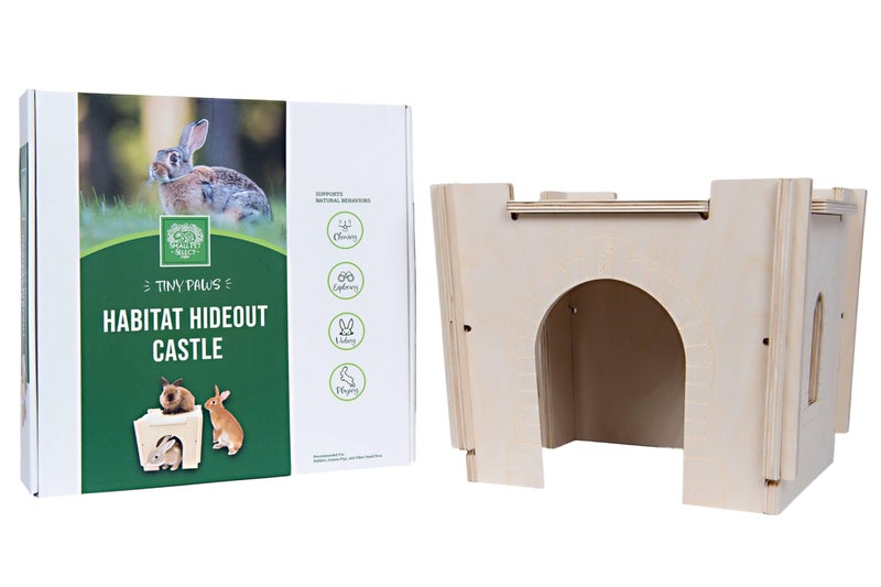 Small Pet Select - Habitat Hideout - Castle- Medium, Rabbits, Guinea Pigs, Other Small Animals - Image 1