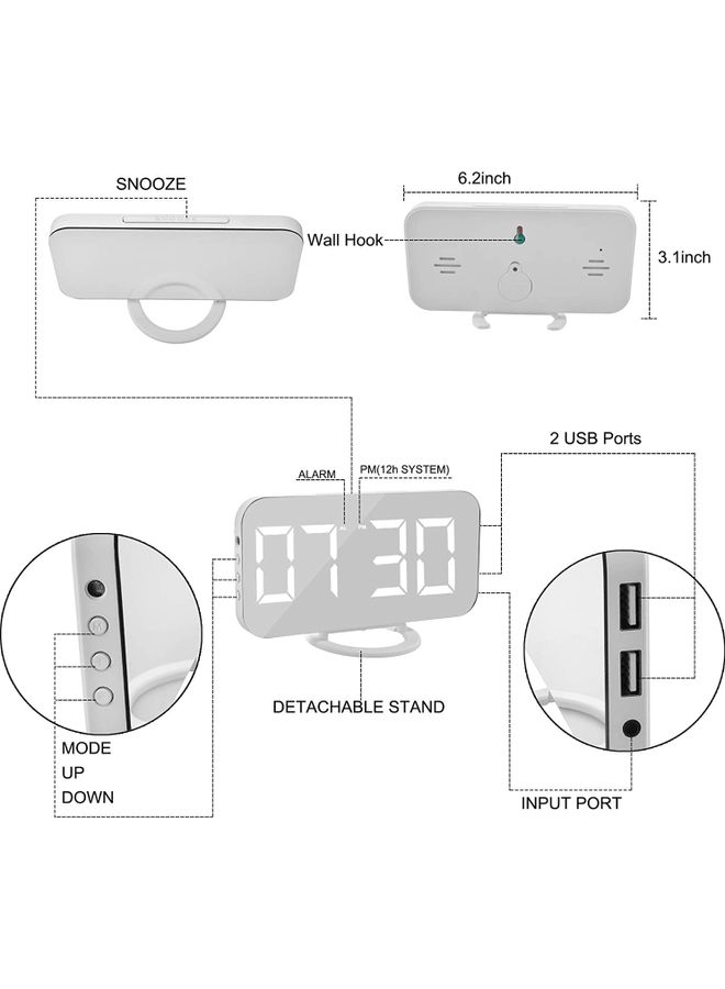 SZELAM Digital Clock Large Display - Image 4