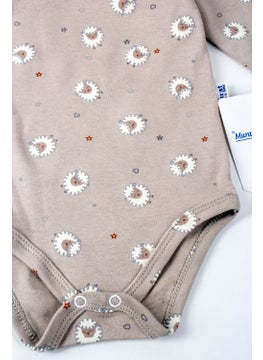 Murat Baby Lamb Star Printed Unisex Snap Bodysuit  - Image 4