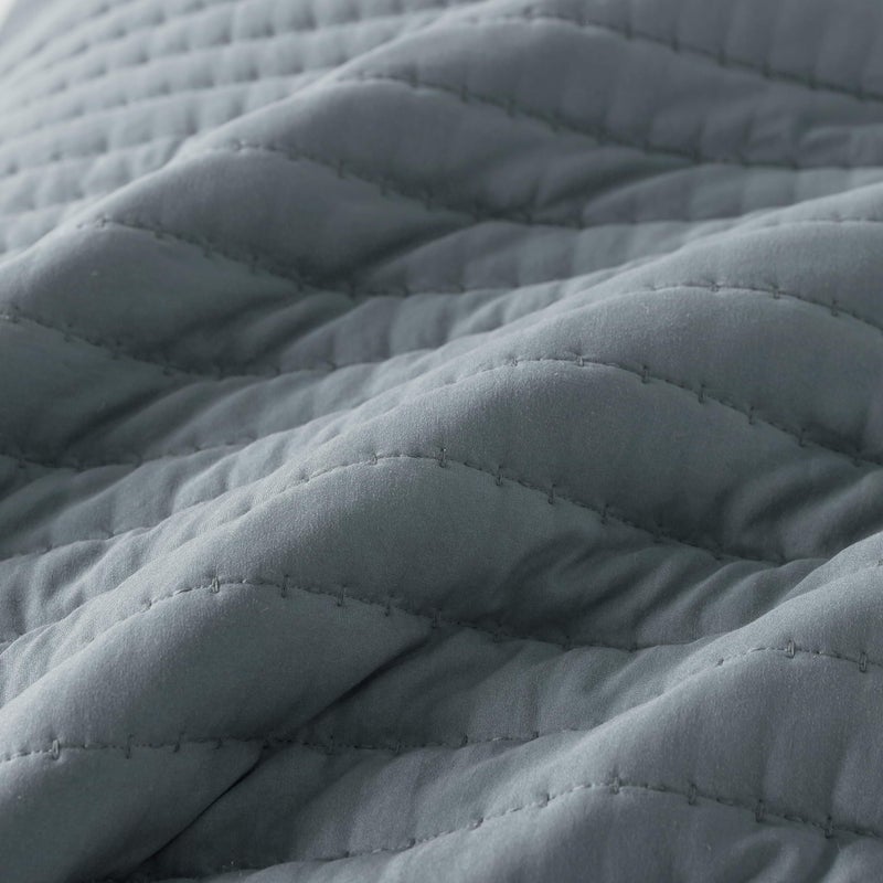 ROARINGWILD Blue Queen Size Quilt Bedding Sets with 2 Pillow Shams, Full Lightweight Soft Bedspread Coverlet, Quilted Blanket Thin Comforter Bed Cover for All Season, 3 Pieces, 90x90 inches - Image 5