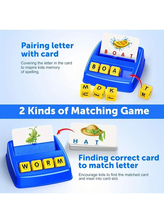 Matching Letter Game Educational Toy For Kids Spelling Memory Enhancement Birthday Gift - Image 5