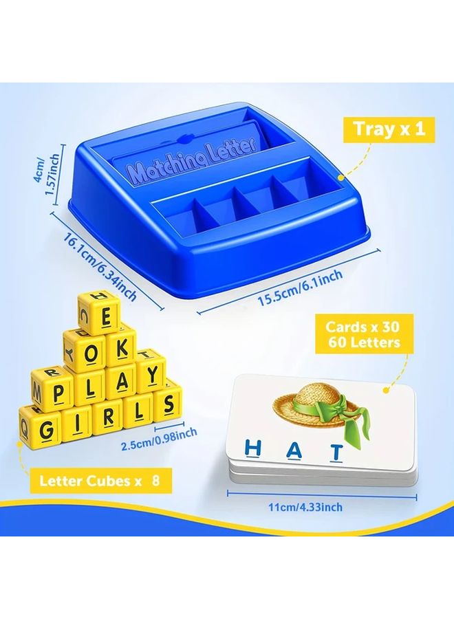 Matching Letter Game Educational Toy For Kids Spelling Memory Enhancement Birthday Gift - Image 3