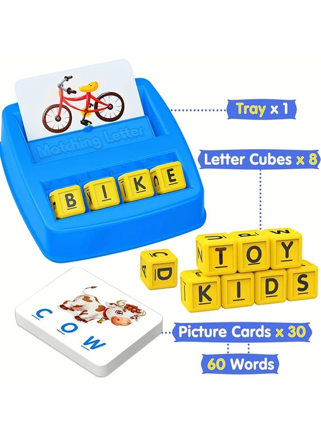 Matching Letter Game Educational Toy For Kids Spelling Memory Enhancement Birthday Gift - Image 1