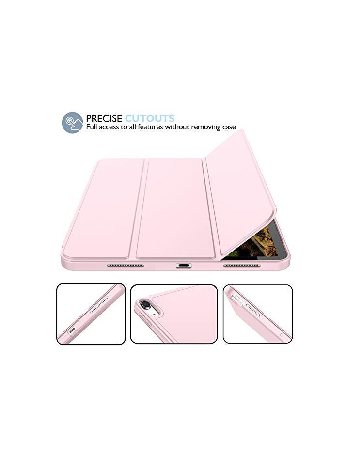 iPad Air 11 Inch Case 2024\2025 (6th Generation), iPad Air 5th Generation Case 2022/4th Generation Case 2020 10.9 Inch with Pencil Holder, Trifold Stand Smart Case (Pink) - Image 5