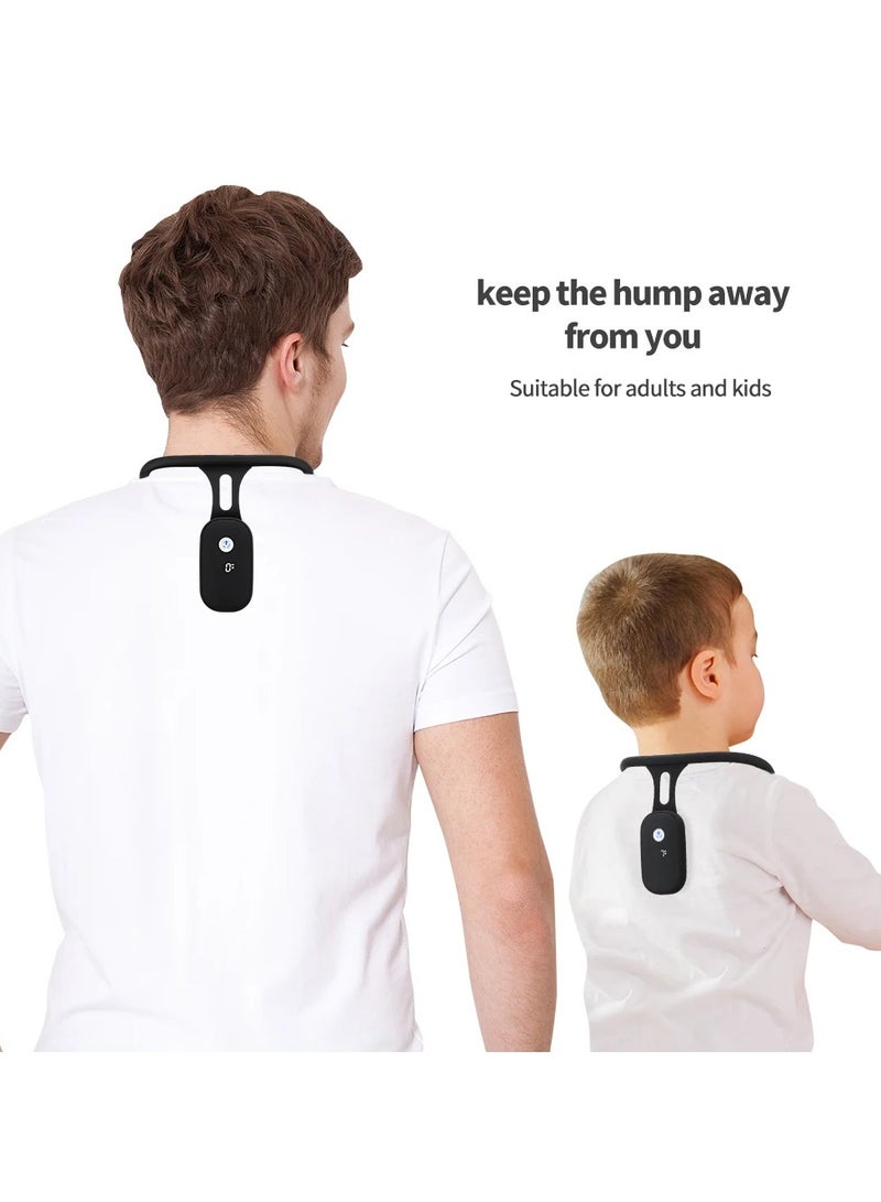 جهاز تصحيح الوضعية الذكي غير المرئي، تدريب الوضعية، تصحيح وضعية الظهر العلمية في الوقت الفعلي، تصحيح حدبة الرقبة، للبالغين والأطفال - Image 2