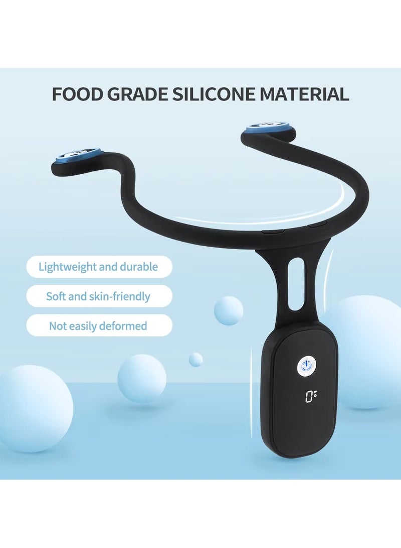 جهاز تصحيح الوضعية الذكي غير المرئي، تدريب الوضعية، تصحيح وضعية الظهر العلمية في الوقت الفعلي، تصحيح حدبة الرقبة، للبالغين والأطفال - Image 1