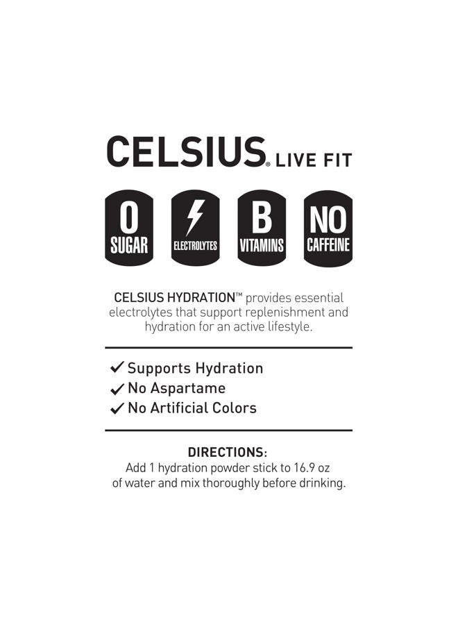 CELSIUS هايدريشن™ بلو راز، مشروب إلكتروليت للترطيب خالي من السكر (عبوة من 14) - Image 4