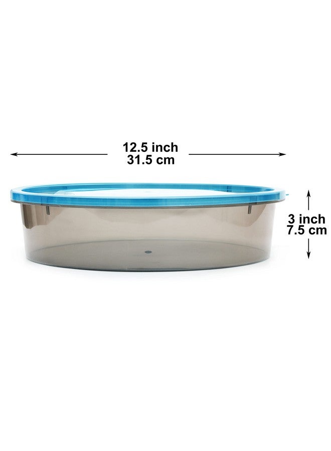 Youngever حاويات فطائر يانغيفر 3 عبوات، حاويات تخزين طعام بلاستيكية، حافظ فطائر طازجة، قطر 11 بوصة - Image 4