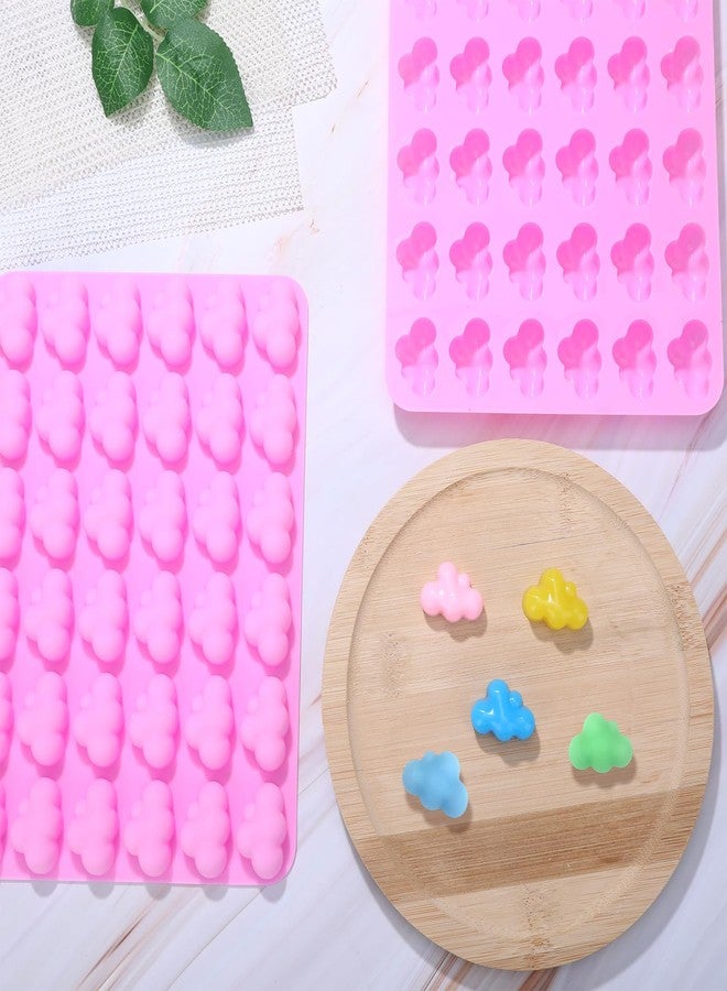 SXoonKing 2 Pcs 3D Cloud Silicone Mold with 2 Droppers, Non-Stick Gummy Mold, Cloud Mold, Cloud Tray, Silicone Chocolate Mold, Cloud Molds for Chocolate, Cookie Silicone Mold, Jelly Mold, Silicone Candy Mold - Image 5