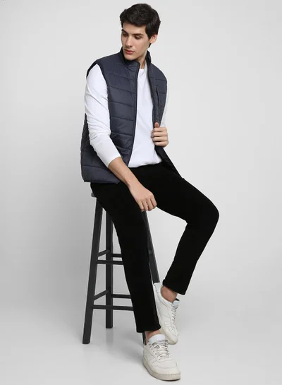 دينيس لينغو جاكيت رجالي دينم بوليستر % سادة مقاس عادي