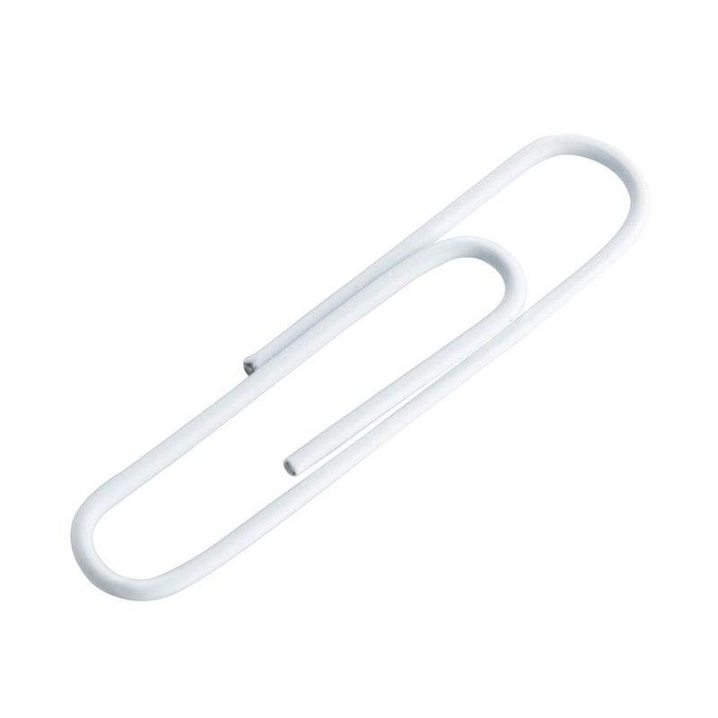 JAM PAPER Colorful Jumbo Paper Clips - Large 2 Inch - White Paperclips - 75/Pack - Image 4
