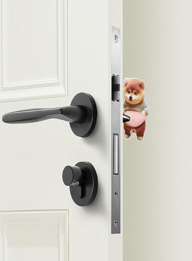 Vivue Panda Door Stopper Wall Protector Silicone Anti Collision Door Knob Guard Self Adhesive Door Bumper for Wall Cabinet Fridge Car Door (Pack of 2) - Image 5