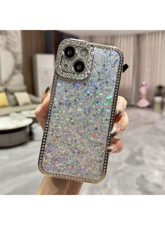 S-TOP Case For iPhone 15 Plus Diamond Glitter Sequins TPU Phone Case - Image 1