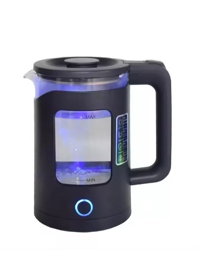 Royal Silver Crest Royal Silver Crest Electric Kettle, Window-Glass Double Wall Design Electric Tea Kettle, Bicolor LED, 2.3L with Auto Shut-Off  - Image 2