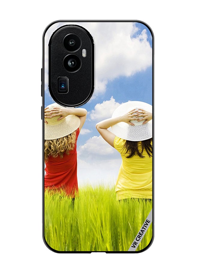 VR CREATIVE Protective Case Cover For Oppo Reno 10 Pro Plus Enjoying The Weather Design Multicolour - Image 1