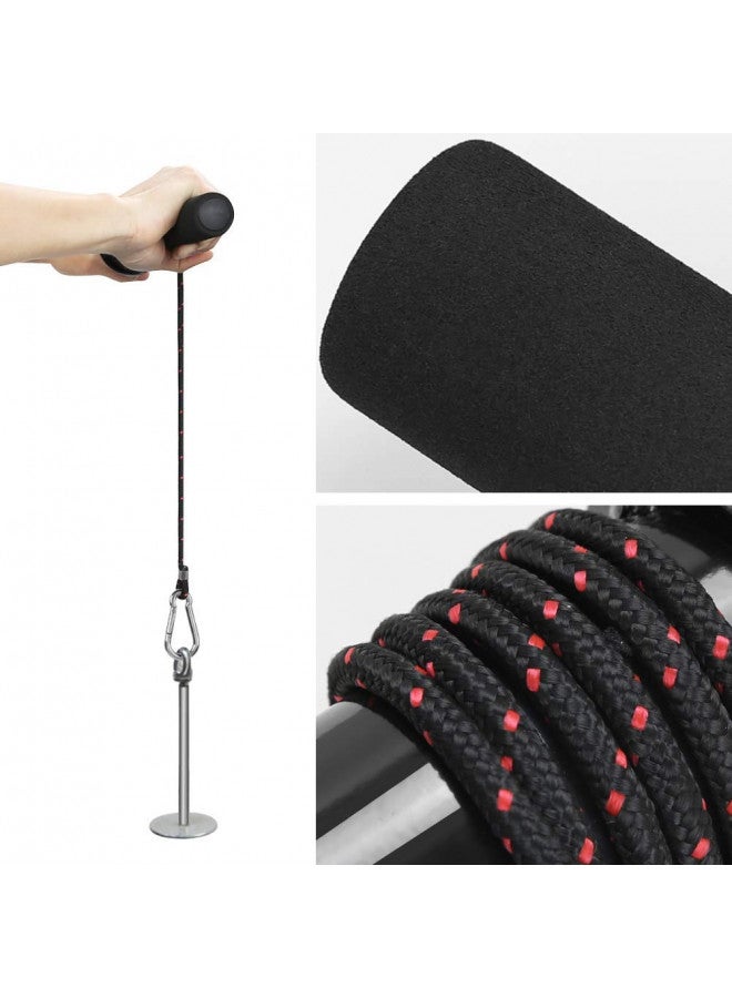 PELLOR Forearm Exerciser, Fitness Wrist Exerciser& Forearm Roller, Arm Strength Trainer Fitness Equipment Forearm Roller Weight with Anti-Slip Handle Forearm Strengthener - Image 5