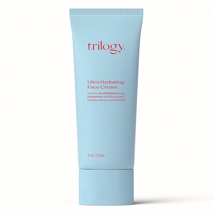 Trilogy Ultra Hydrating Face Cream, Intense Moisture for Dry Skin with Rosehip Oil, 2.5 fl oz - Image 1