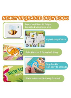 Y&D Early Children Educational Book for Toddlers, Soft Activity Puzzle Toy, Animal Version Sticker Busy For Kids,Travel Toys, Montessori Toys 1-5 Year Old  - Image 4