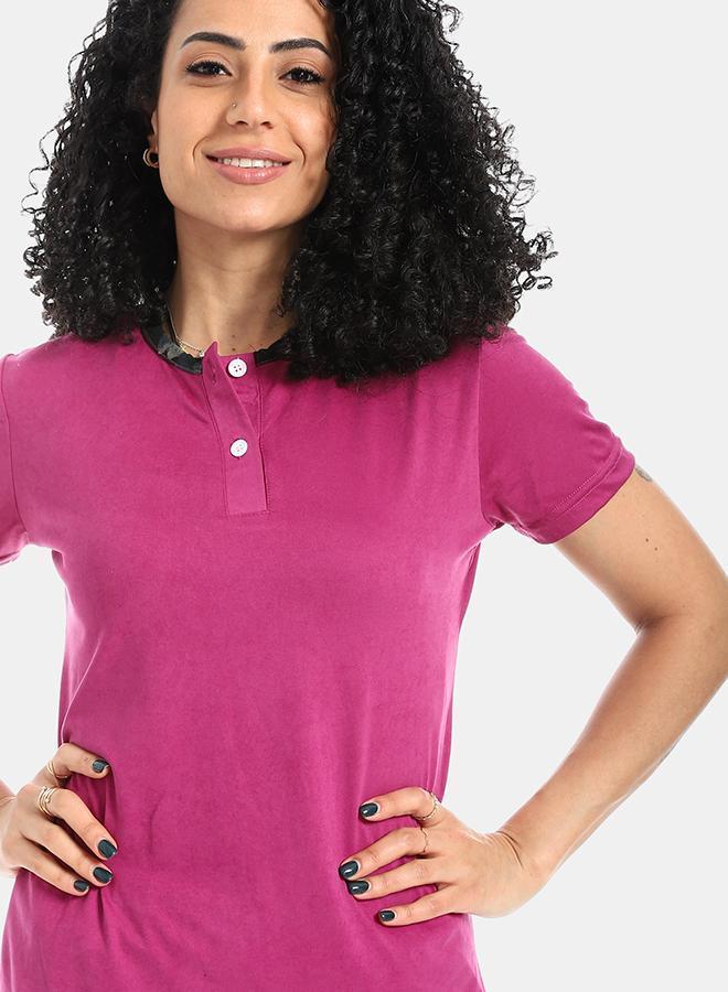 kady Self Pattern Short Sleeves Pajama Set - Image 4