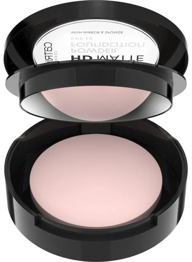 كاتريس Catrice 18H Hd Matte Powder Foundation 010W