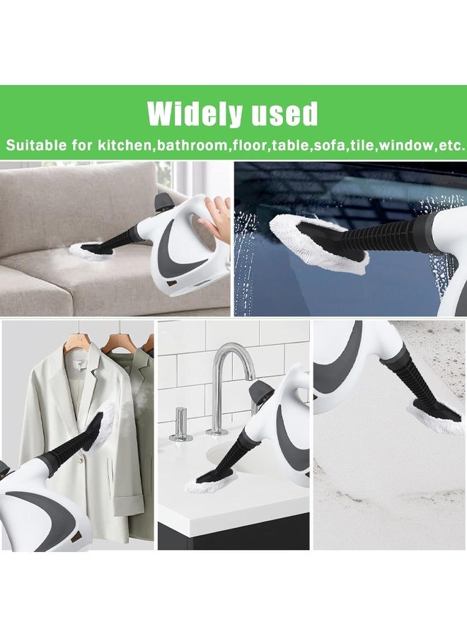 6 Pack Replacement Steam Mop Pads Universal Steam Cleaner Accessories Reusable Microfiber Cloths for Bissell Steam Shot, Dupray, PurSteam, Comforday Handheld Steam Cleaner Attachments - Image 2