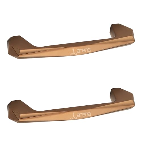 Arena Zinc Cabinet Handle (2 Pcs) 4-Inch, Rose Gold Finish Cabinet Pull Handle for All Types of Kitchen Cabinets, Doors, Wooden Furniture, Drawer Handle, Cabinet Pull Out Handles - Image 1