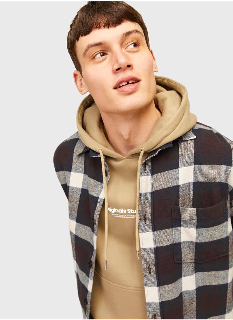 JACK & JONES - Checked Relaxed Fit Shirt - Image 1