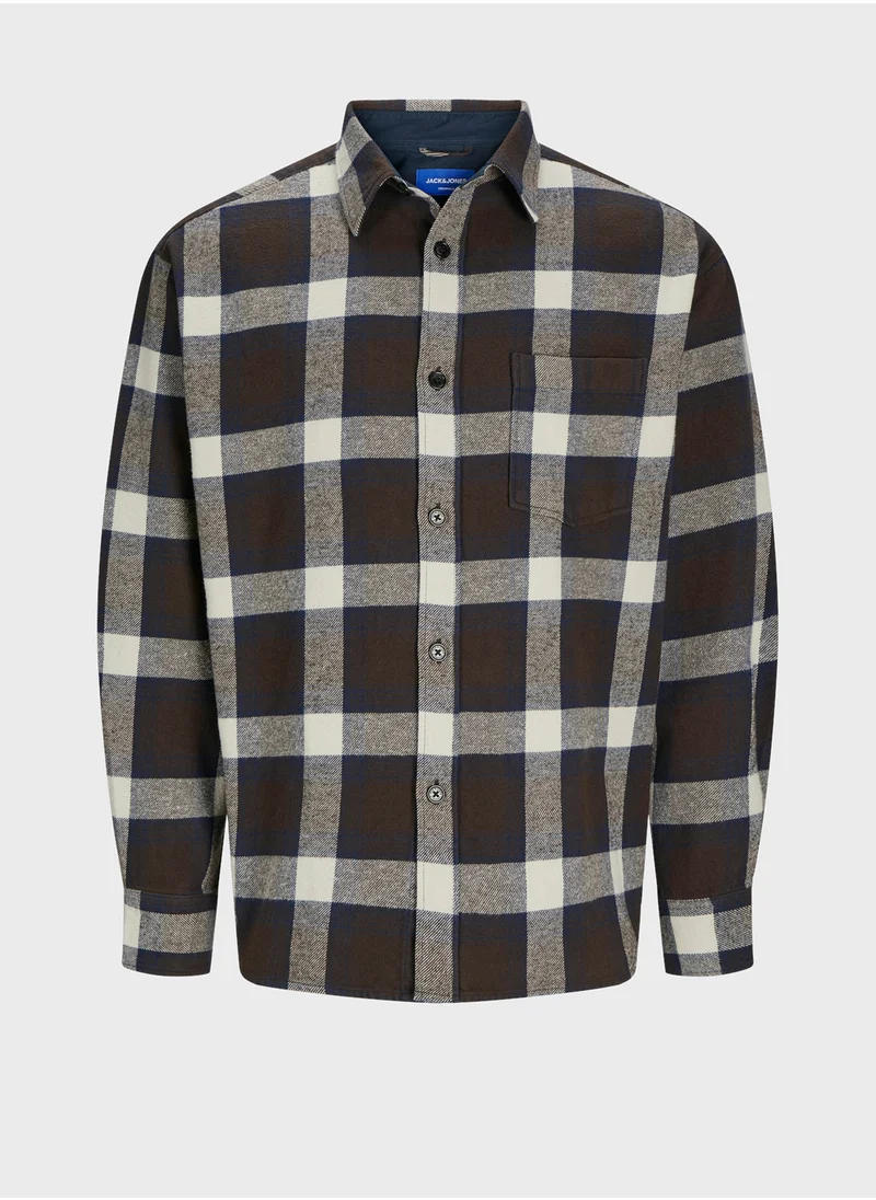 JACK & JONES Checked Relaxed Fit Shirt