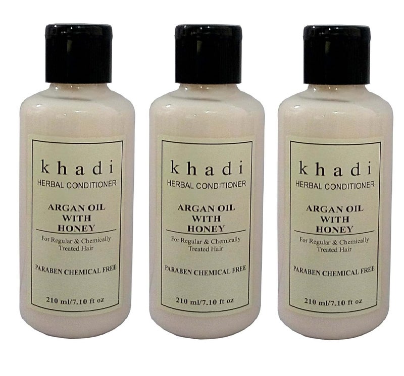 Khadi Natural Herbal Khadi Herbal Argan Oil with Honey Conditioner 630 Ml