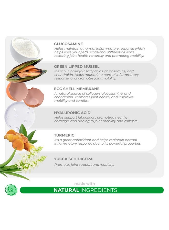 Coco and Luna Hip and Joint Support for Dogs - Max Strength - 90 Soft Chews - with Green Lipped Mussel, Glucosamine, Turmeric, Fish Oil, MSM and Yucca Schidigera. - Image 4