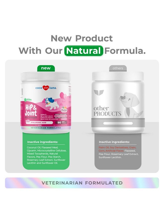 Coco and Luna Hip and Joint Support for Dogs - Max Strength - 90 Soft Chews - with Green Lipped Mussel, Glucosamine, Turmeric, Fish Oil, MSM and Yucca Schidigera. - Image 5