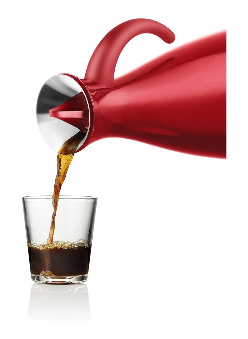 برايت ستون EVA SOLO Rood Thermoskan Vacum 1 liter Glans - Image 2