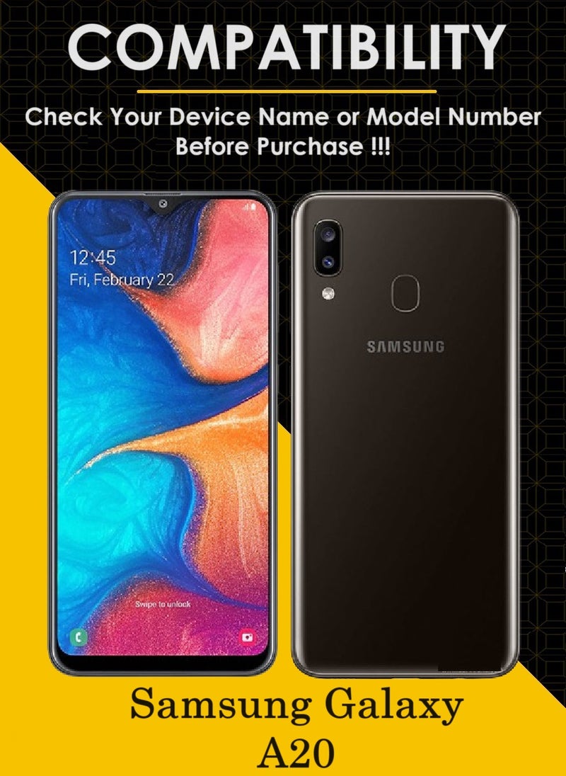 AINA 4 Pieces Tempered Glass Screen Protector 5D Designed For Samsung Galaxy A20 Full Glue Edge to Edge Full Screen Coverage And Bubble Free - Image 3