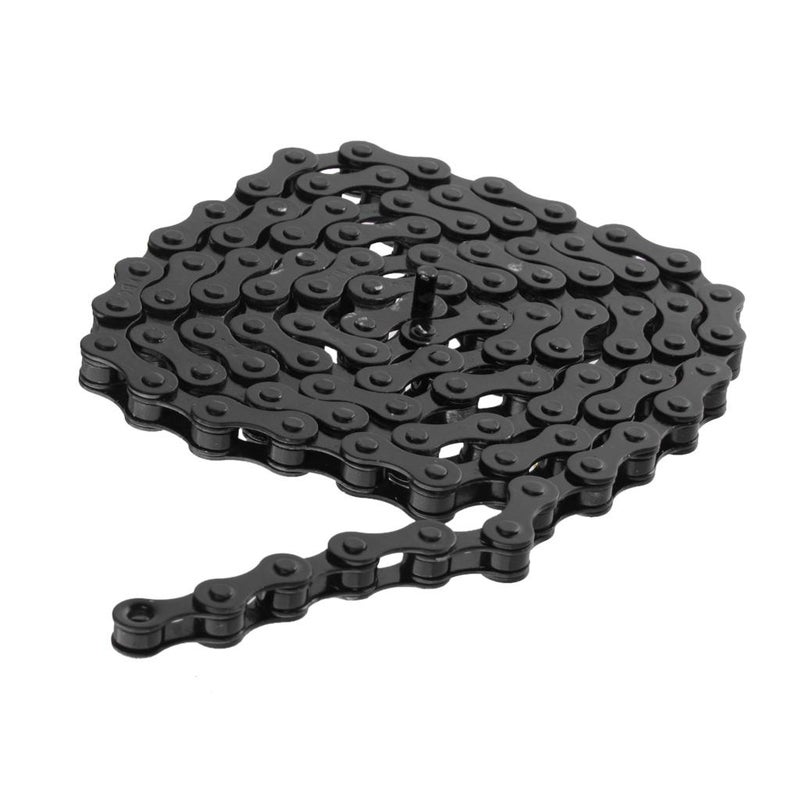 Bike Chain Fixed Gear Track BMX Single Speed Chains 1/2" x 1/8" Black - Image 1