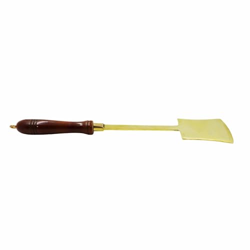 Putrika Traditional Handcrafted Brass Utensil Ladle | Brass Cookware | Serving Spoon |Cooking Ladle|Tableware| Dinnerware (Dosai Karandi) - Image 5