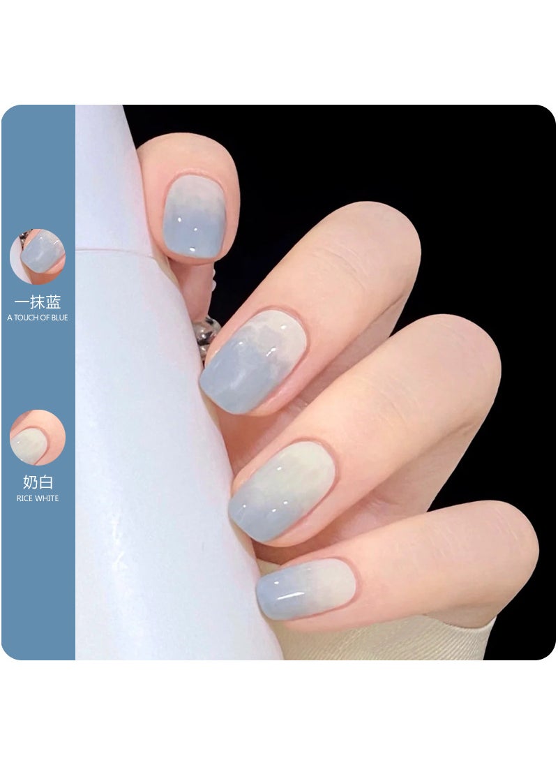Generic - 2023 Peel-Off Neutral Nail Polish High-Shine Color113# milk White 113# milk White - Image 1