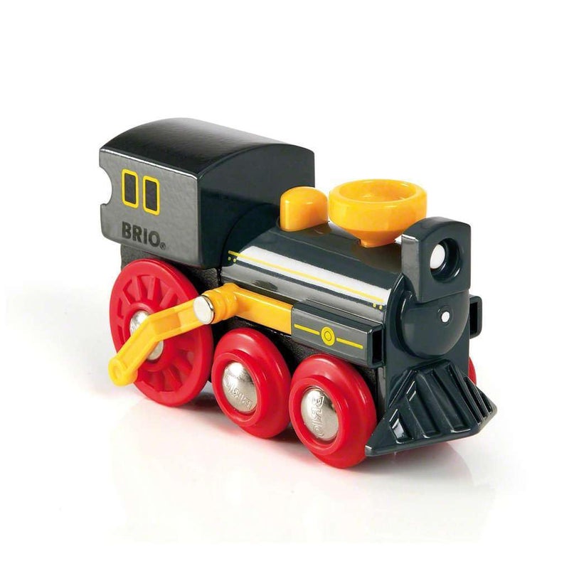 BRIO Old Steam Engine - Authentic Piston Action Toy | Ideal for Imaginative Play | Fully Compatible Wooden Railway Sets | Perfect for Ages 3+ - Image 2