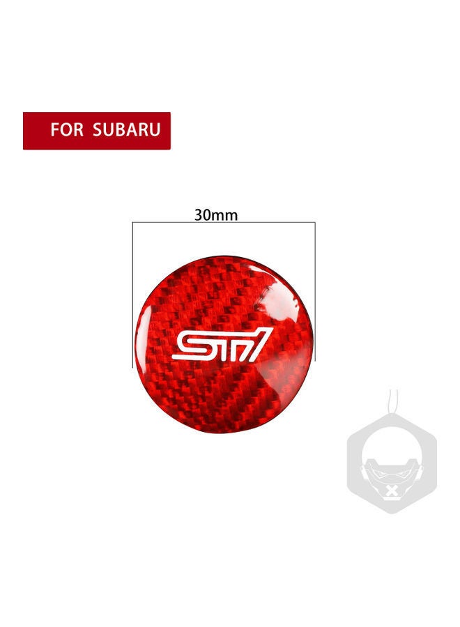 NIBEMINENT Carbon Fibre Protector Car Engine Start Stop Switch Button Sticker For Subaru BRZ Toyota 86 2013-2019 - Image 4