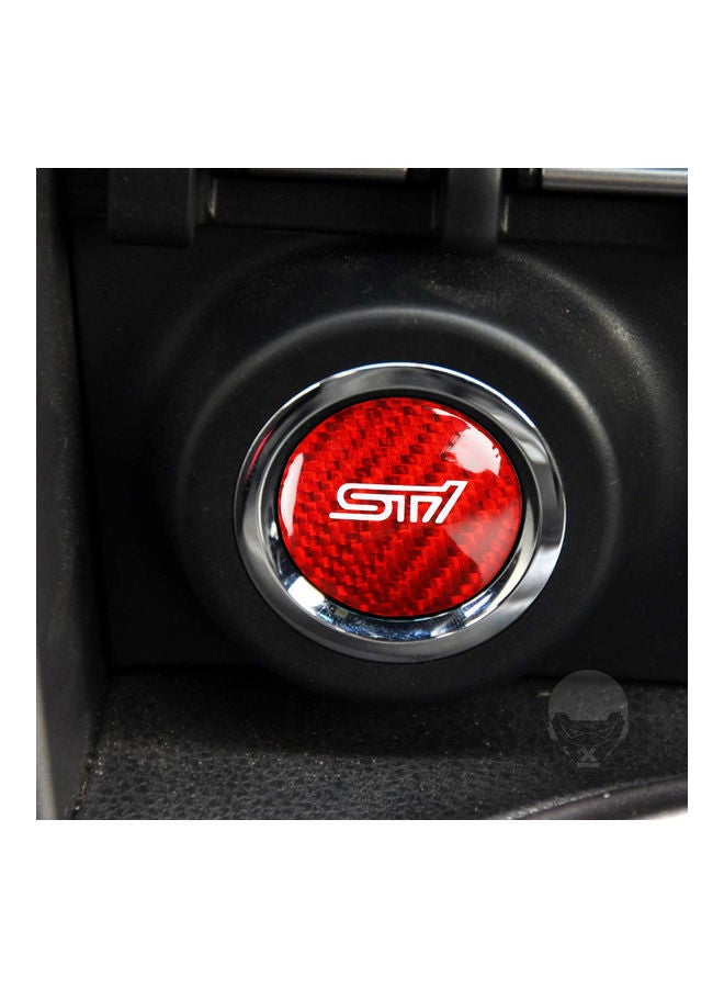 NIBEMINENT Carbon Fibre Protector Car Engine Start Stop Switch Button Sticker For Subaru BRZ Toyota 86 2013-2019 - Image 3